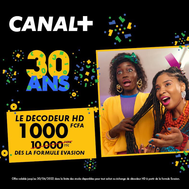 Gabon Le Décodeur Canal à 1000 Fcfa Canal Fait Dans La Publicité