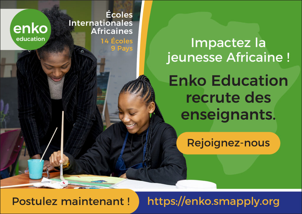 Recrutement De 100 Enseignants En Septembre 2023 Par Enko Education - 7 ...